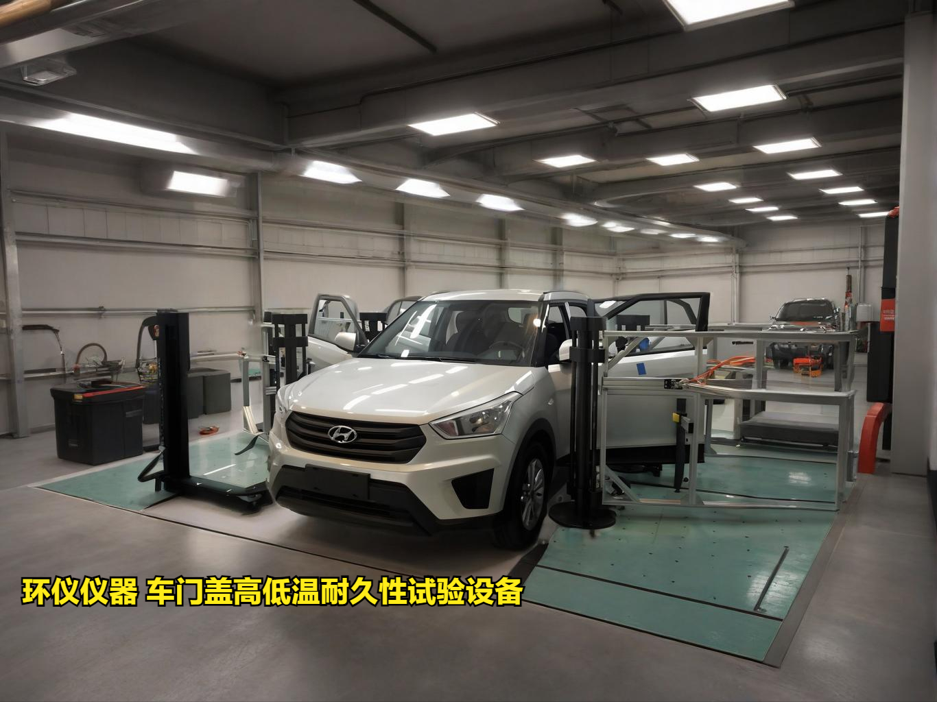 車門蓋高低溫耐久性試驗設備的技術方案(圖1)